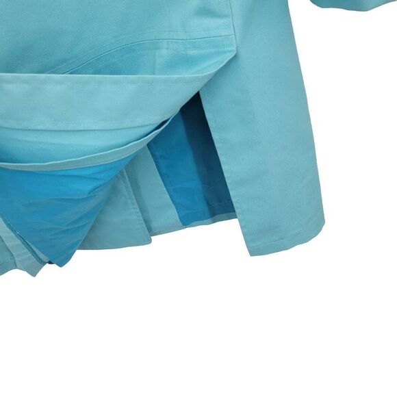 Vintage Misty Harbor Raincoat Trench 10 Blue Double Breasted Yachtsman Cloth - Picture 15 of 17